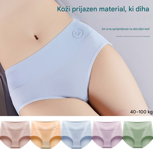 💖 Hlačke za dvig bokov za večje velikosti z visokim pasom (40–100 kg), čisti bombaž, antibakterijske
