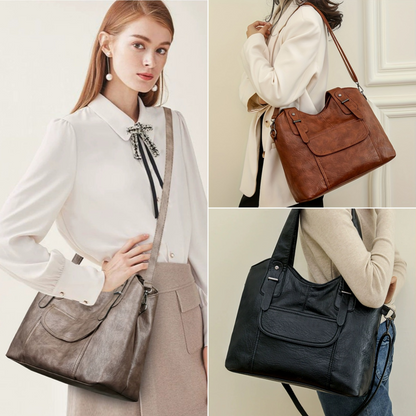 👜👛【50% sleva🔥】👜 Dámská taška přes rameno z pravé kůže s velkou kapacitou 4217050