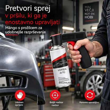 🔥Kupi 1, drugega dobiš brezplačno🔥🎨🔧 Dodatni ročaj za razpršilne barve | Ergonomski oprijem za barvanje avtomobilov, sten in domače mojstrenje