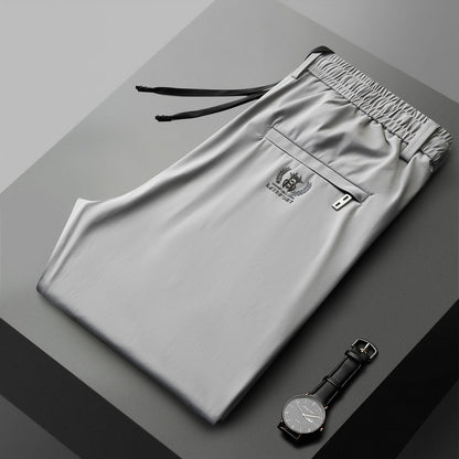 👖🔥Προσφορά μείωσης τιμής [40-115kg] Νέο ανδρικό παντελόνι ice stretch από μετάξι για την άνοιξη και το καλοκαίρι του 2026