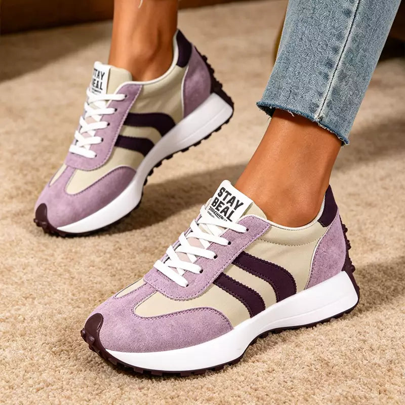 👟✨Ležérní tenisky na platformě – retro styl, snadná chůze a maximální pohodlí po celý den!