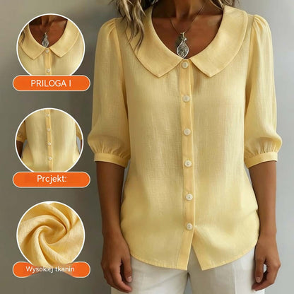 🔥🔥Ženska spomladanska jopica s kratkimi rokavi in gumbi