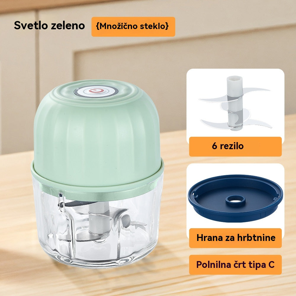 🔥 🔥【Kupite 1, dobite 1 gratis】Prodanih več kot 50.000 enot! 🧄Električni sekalnik česna, mini prenosni sekalnik zelenjave