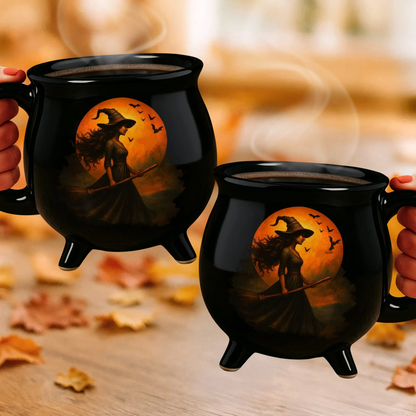 🧙‍♀️🎃Unikátní kreativní hrnek s drahokamy Čarodějnický kotel 4242954