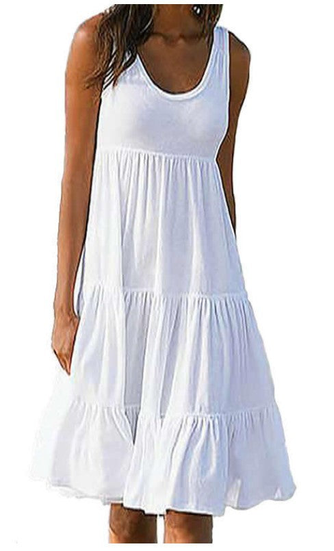👗 [S-5XL] Preprosta udobna obleka.