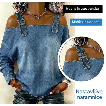 👕【S-3XL】Ženski ležerni top, raven kroj z naramnicami, eleganten in vsestranski