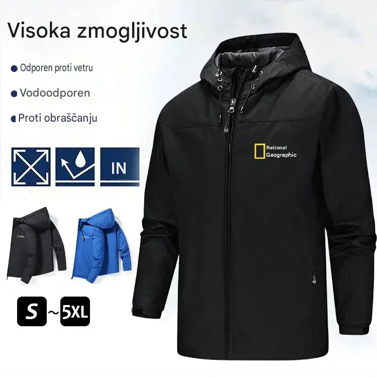🥼 Kakovostna uniseks jakna za moške in ženske – udobna ter odporna proti vetru, praskam, vodi in oljnim madežem