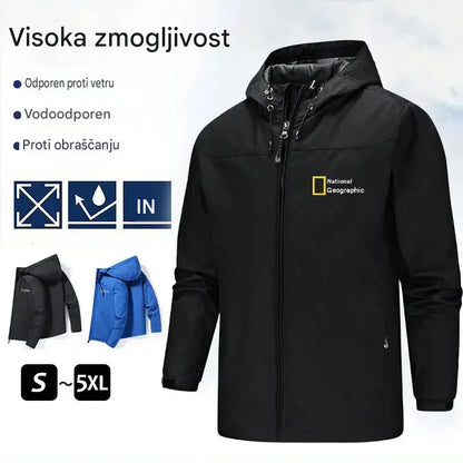 🥼 Kakovostna uniseks jakna za moške in ženske – udobna ter odporna proti vetru, praskam, vodi in oljnim madežem