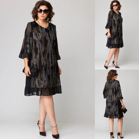 💥💕💕【S-5XL】2025 Udobna in prefinjena obleka