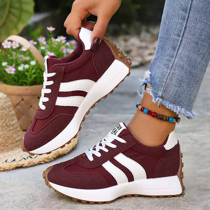 👟✨Ležérní tenisky na platformě – retro styl, snadná chůze a maximální pohodlí po celý den!