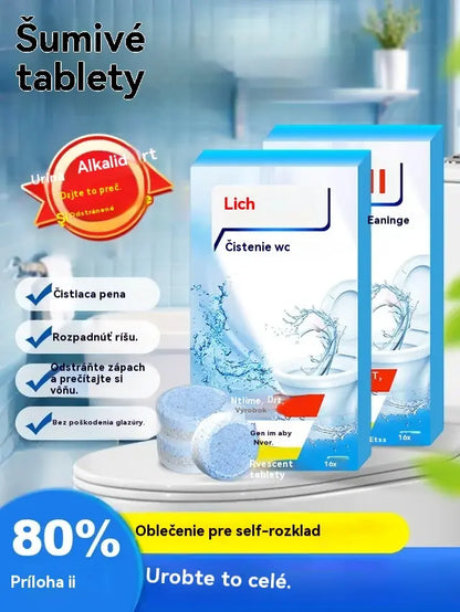 🌟🚽【3 balení, 48 ústřik】Vysoce účinná čistící pěna na toalety