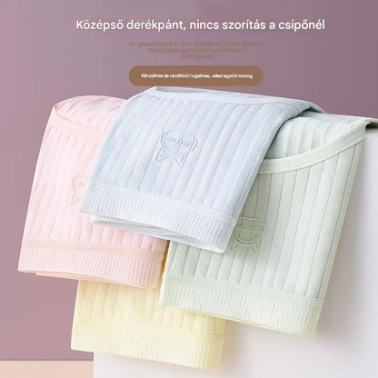 💖🔥【7 darabos csomag】50% kedvezmény az utolsó napon: Női magas derekú antibakteriális pamutbugyik