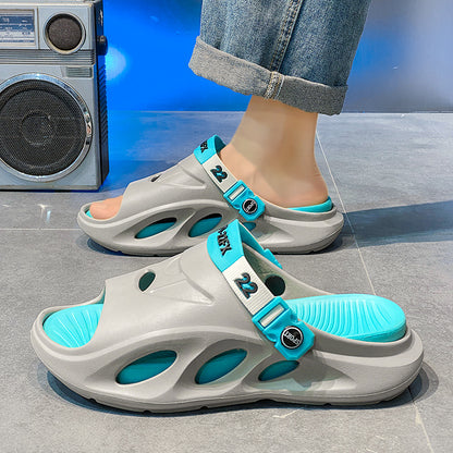 【40-45】Sandalias de hombre modernas, antideslizantes y de suela gruesa (modelo 2026)