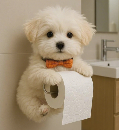 🐕🐕Držač toaletnog papira s temom slatkog šteneta