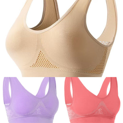 🥰【Pakiranje od 3】Prozračan i cool grudnjak za veće veličine❤️【40-120 kg】