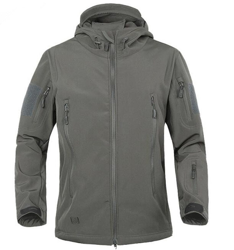 💧【S-4XL】Męska wodoodporna kurtka zimowa Outdoor Soft Shell 4223478