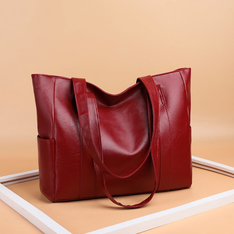 👜 2026 Nuevo Bolso de Hombro de Cuero Suave para Mujer ✅