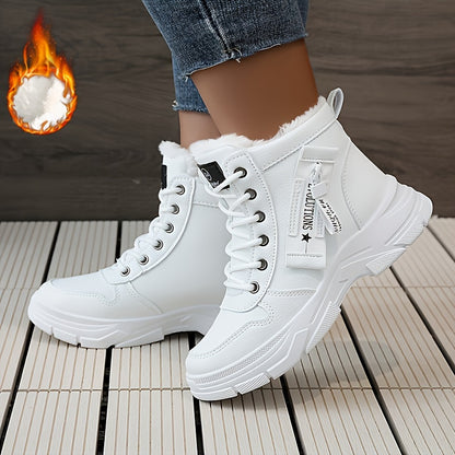 🔥【Połowa ceny】🥰【Rozmiary 35-45】Damskie zimowe buty śnieżne z bocznym zamkiem błyskawicznym 4214602