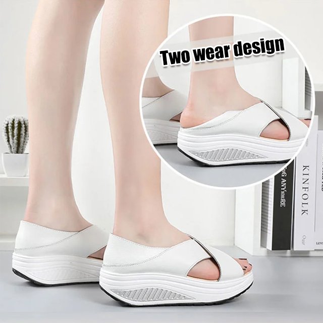 [Tallas 35-40] Nuevas sandalias casuales para mujer 2026, suela gruesa, transpirables, con puntera abierta. 4313678