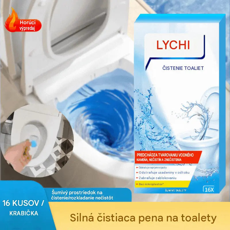 🌟🚽【3 balení, 48 ústřik】Vysoce účinná čistící pěna na toalety