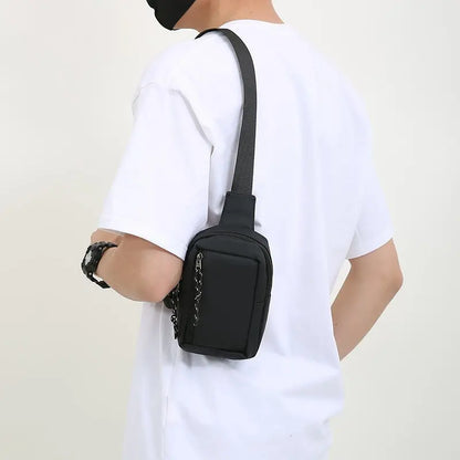 Bolso bandolera multicompartimento con bolsillo trasero antirrobo: protege tus objetos de valor.