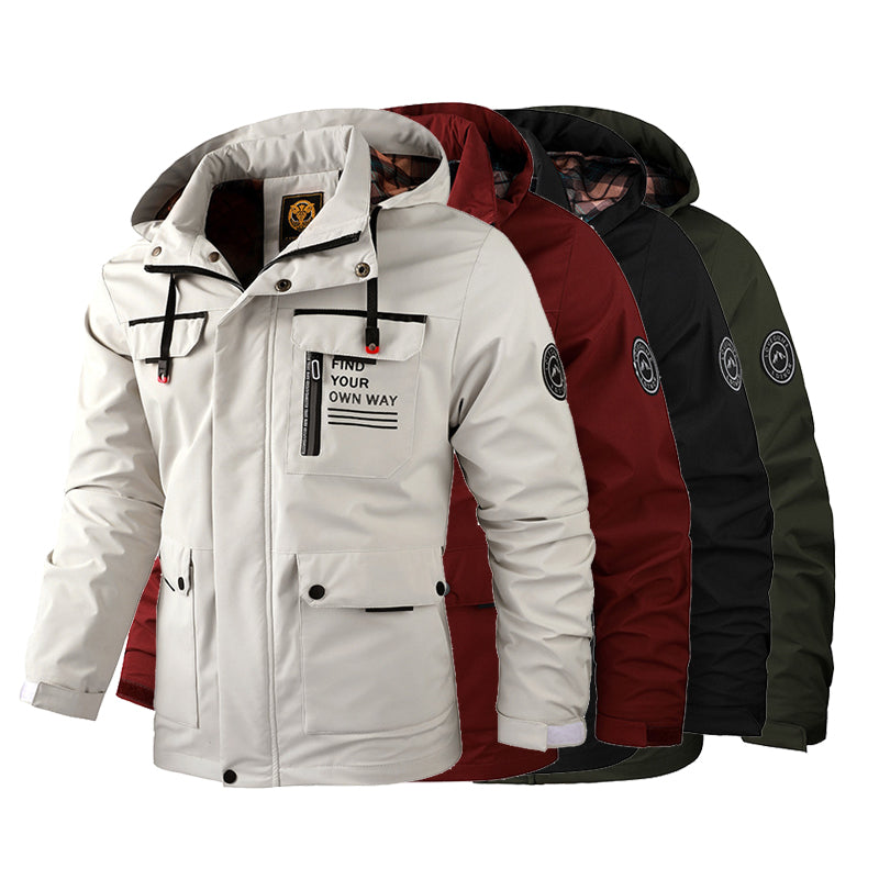 🔥【Mitad de precio otoño/invierno】Abrigo calientito para hombres modelo 2026, antiviento y impermeable_4279818