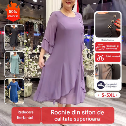 【S-5XL】❤️2026 Nuevos vestidos de gasa de alta calidad