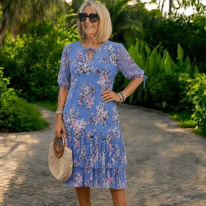 🌺Sleva 50 %💃👗【S–5XL】Dámské elegantní tištěné šaty – Stylové, pohodlné, Doprava zdarma