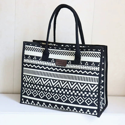 🔥【Limitado a 3 artículos por persona】Bolso tote nuevo, bolso de hombro de lona de gran capacidad.