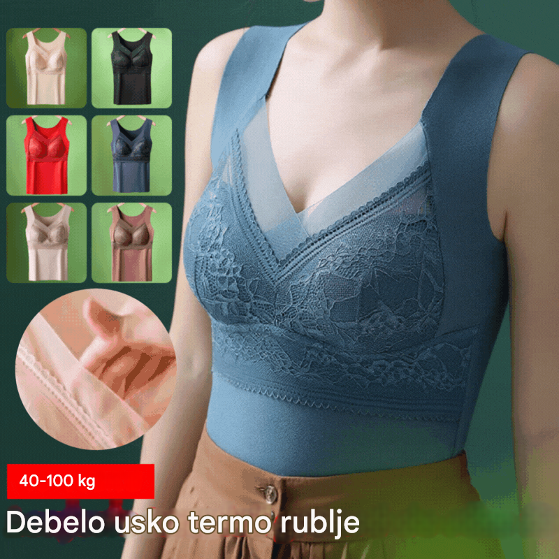 🔥【Kupite 1, dobijte 1 gratis】❤️ Najprodavanije termo donje rublje od čipke 2025., elegantan dizajn s otvorenim leđima