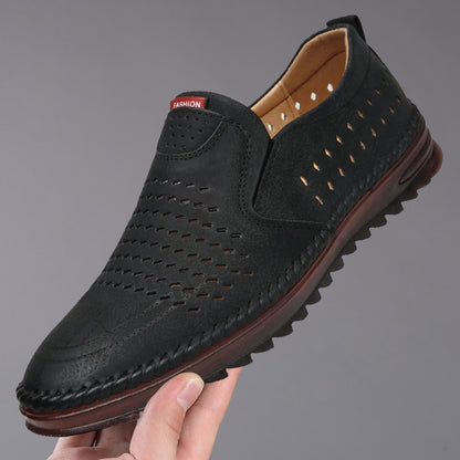 【39-44】2026 Męskie ręcznie robione, skórzane, codzienne buty outdoorowe