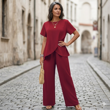 ✨👘✅ Platba při doručení ✅ 【S–3XL】Moderní minimalistický styl, jednobarevný design, nepravidelný střih, přiléhavý střih