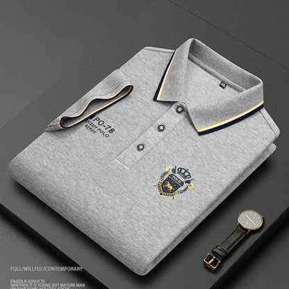 🔥🥰【M-3XL】Najnovejša moška polo majica s kratkimi rokavi na rever leta 2025