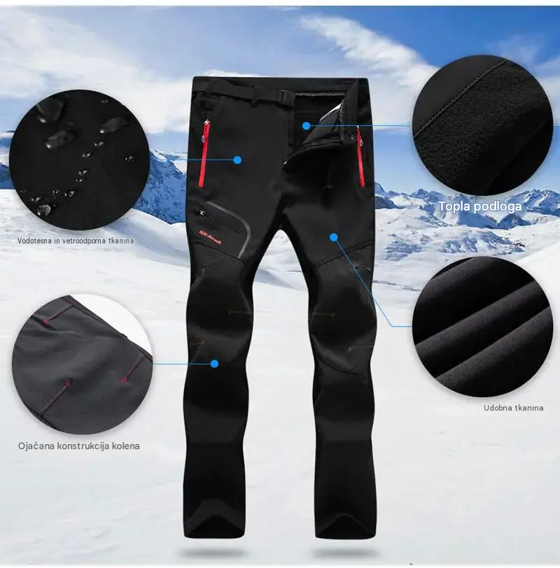 🏃‍♂️【S–5XL】2026 Nove moške outdoor hlače za jesen in zimo – tople, flis, nepremočljive in odporne proti vetru