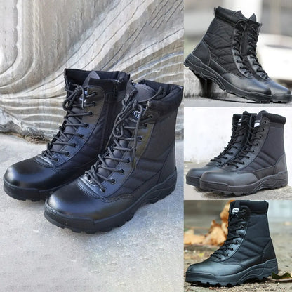 【Envío gratis】🔥👍 【Tallas 39-45】Botas tácticas militares de alta calidad para otoño/invierno para hombres y mujeres: impermeables, cálidas y duraderas.