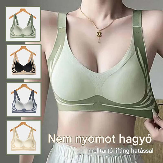 😍【3 csomag】Női egyrészes vezeték nélküli melltartó❤️【40-85kg】