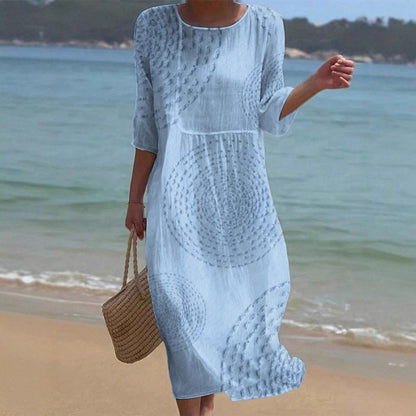 👗【XS-4XL】Elegantna poletna obleka za prosti čas - zračna, udobna, vsestranska in vitka.