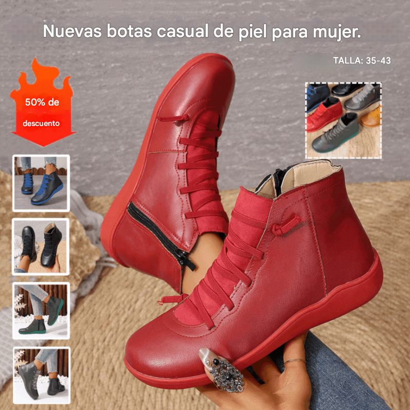 🔥40% de descuento!🔥【Tallas 35-43】Nuevas zapatillas anchas de invierno para mujer 2025-botines casuales.