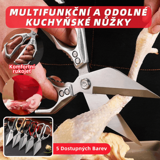 🔥🔪✂️Časově omezená akce🔥Multifunkční a odolné kuchyňské nůžky