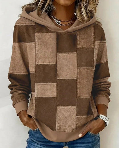 Dámská podzimní/zimní mikina s kapucí a dlouhým rukávem (S-5XL) 4224551