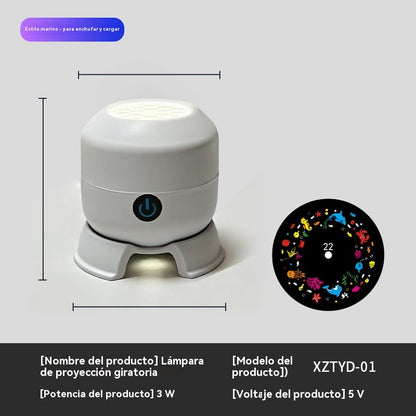 🔥 🔥Dynamický rotující LED projektor