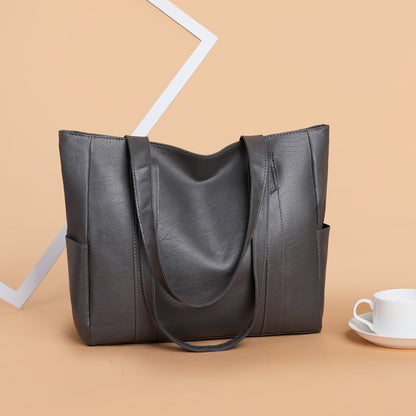 👜 2026 Nuevo Bolso de Hombro de Cuero Suave para Mujer ✅