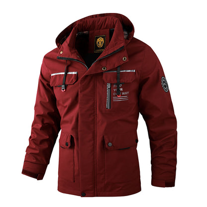 🔥【M~4XL】2025 Nova moška vodoodporna, vetrovno odporna jakna za plezanje na prostem-4359096