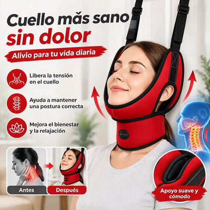 💥【Último día: 50 % de descuento】 Dispositivo de tracción cervical para colgar en la puerta: para estiramiento del cuello y alivio del dolor