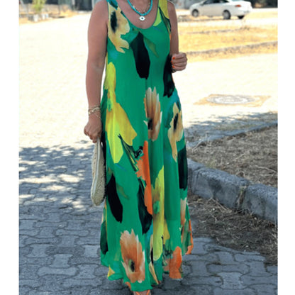 【S-5XL】👗Nova poletna elegantna obleka iz cvetličnega tila 3983387