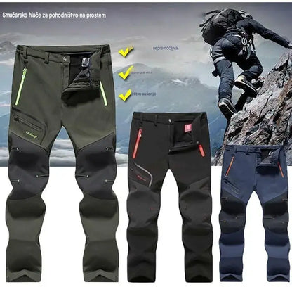🏃‍♂️【S–5XL】2026 Nove moške outdoor hlače za jesen in zimo – tople, flis, nepremočljive in odporne proti vetru