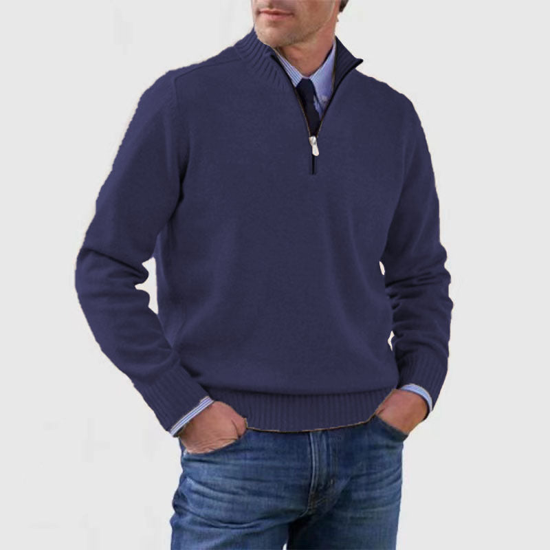 【L-5XL】🎉 Moški kašmirski pleteni pulover, topel in odporen na mraz