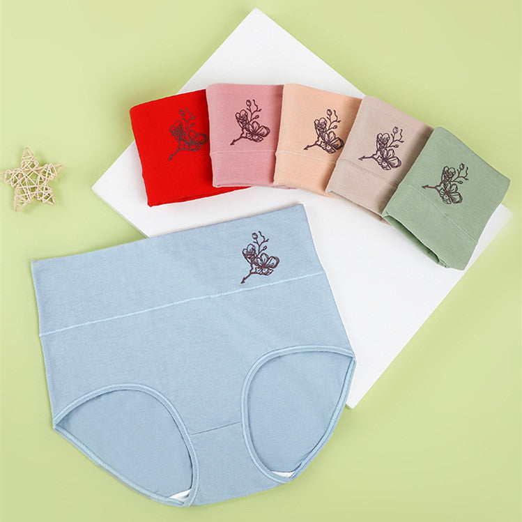 💖【Set 6 kosov】🎁 [40–100 kg] Bombažne oblikovalne hlačke z visokim pasom – Ugodna ponudba