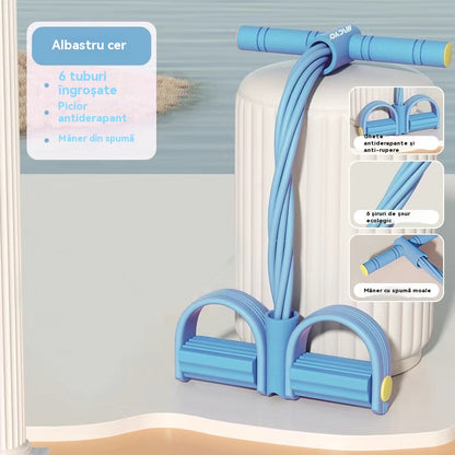 ⏰💪 Posilovací odporová guma, domácí expander s pedály