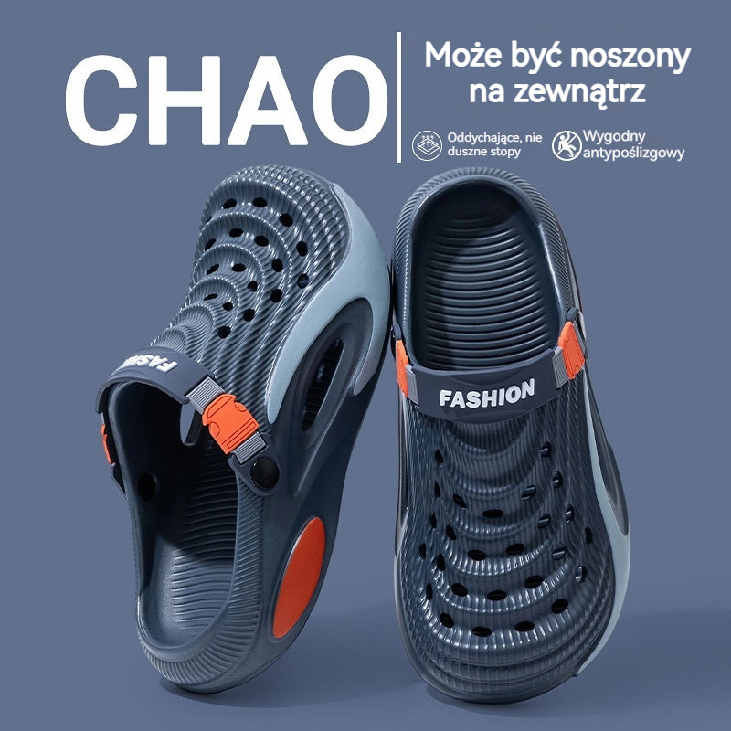 👟 50% zniżki 🌬️ Uniwersalne sandały męskie z grubą podeszwą EVA: antypoślizgowe, superlekkie i oddychające, idealne na plażę, do uprawiania sportu i na co dzień 🏃‍♂️
